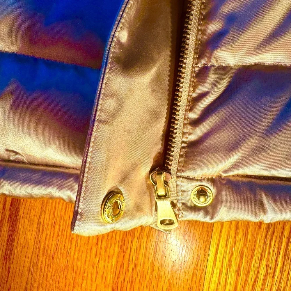 Talbots New High Collar Quilted Down Ladies Puffer Vest.WOW So Hot and Warm! 🥵🔥​ - Picture 10 of 13